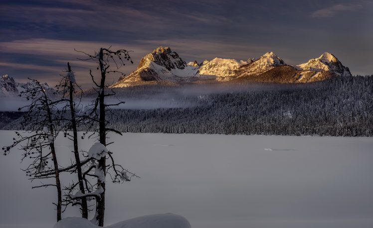 snow, Nature, Landscape, Mountains HD Wallpaper Desktop Background