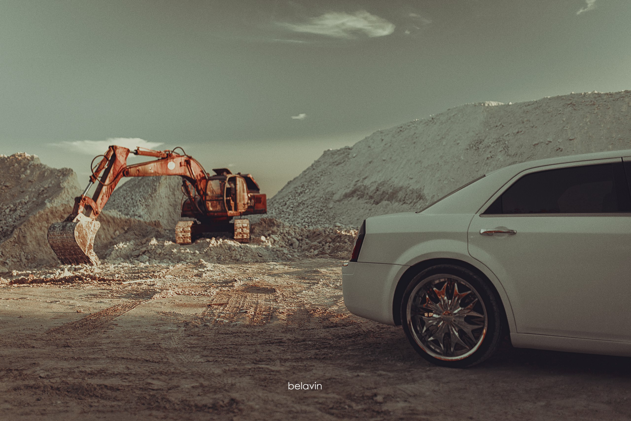 Alexander Belavin, Photography, Car, Excavators, 300c Wallpaper