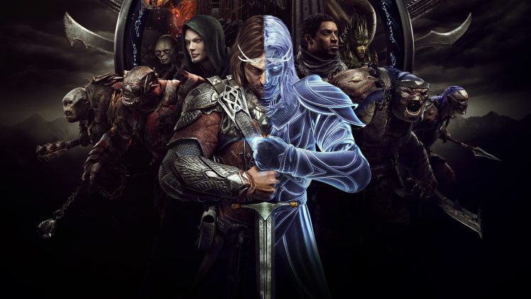 orcs, Middle Earth Shadow of War, Talion, Celebrimbor, Orc, The Lord of the Rings, Middle earth, Video games, Middle Earth: Shadow of War HD Wallpaper Desktop Background