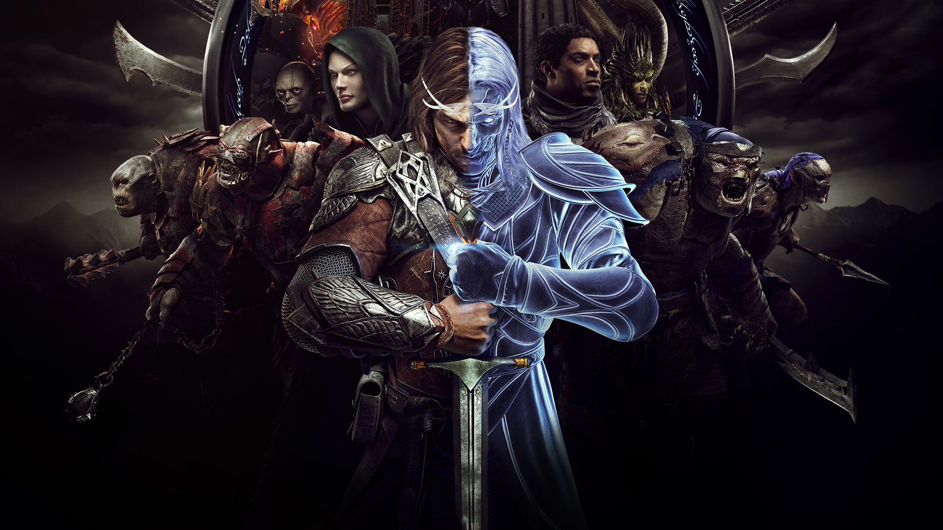 orcs, Middle Earth Shadow of War, Talion, Celebrimbor, Orc, The Lord of the Rings, Middle earth, Video games, Middle Earth: Shadow of War Wallpaper