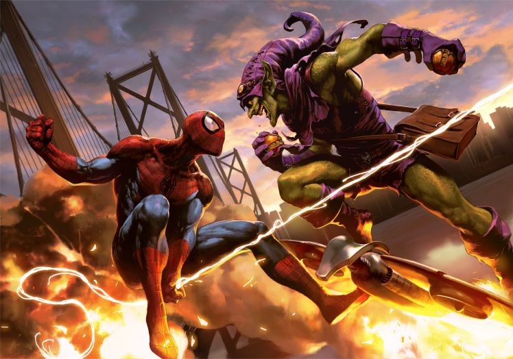 Spider Man, Marvel Comics, Movies, Comics, Green Goblin, Marvel Cinematic Universe, Superhero HD Wallpaper Desktop Background
