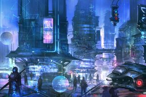 science fiction, Cyberpunk, Fantasy art, Cyber, Digital art