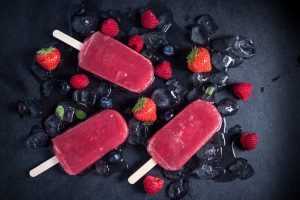 popsicle, Colorful, Fruit, Ice, Strawberries, Food