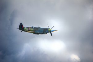 airplane, World War II, Aircraft, Clouds