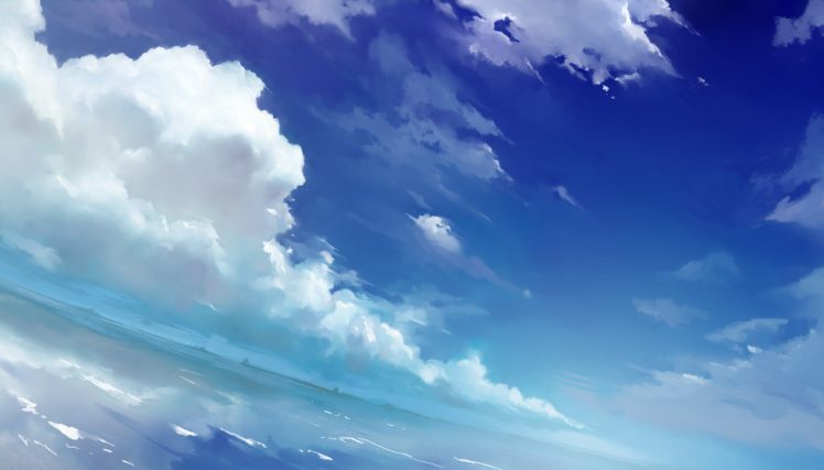 sky, Clouds, Sea HD Wallpaper Desktop Background