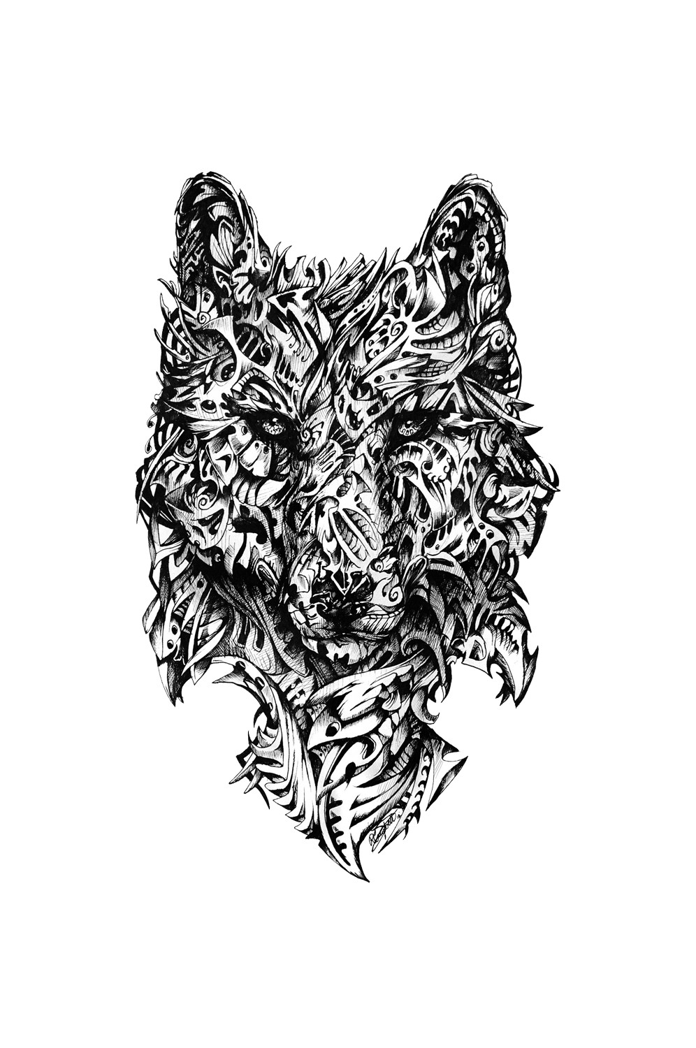 wolf, Portrait display Wallpaper