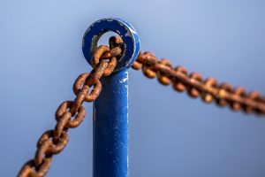 rust, Chains, Blue, Metal