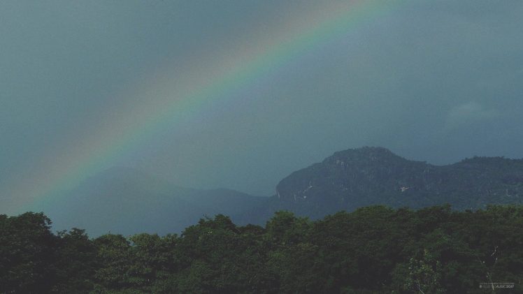 landscape, Rainbows, Mountains HD Wallpaper Desktop Background