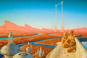 digital art, Futuristic, The Martian