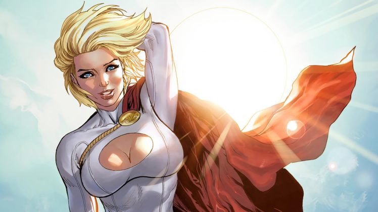 DC Comics, Simple background, Comics, Power Girl, Superman HD Wallpaper Desktop Background
