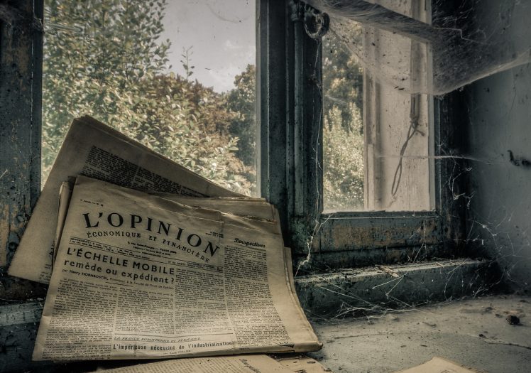 newspapers, Window, Ruin, Abandoned HD Wallpaper Desktop Background