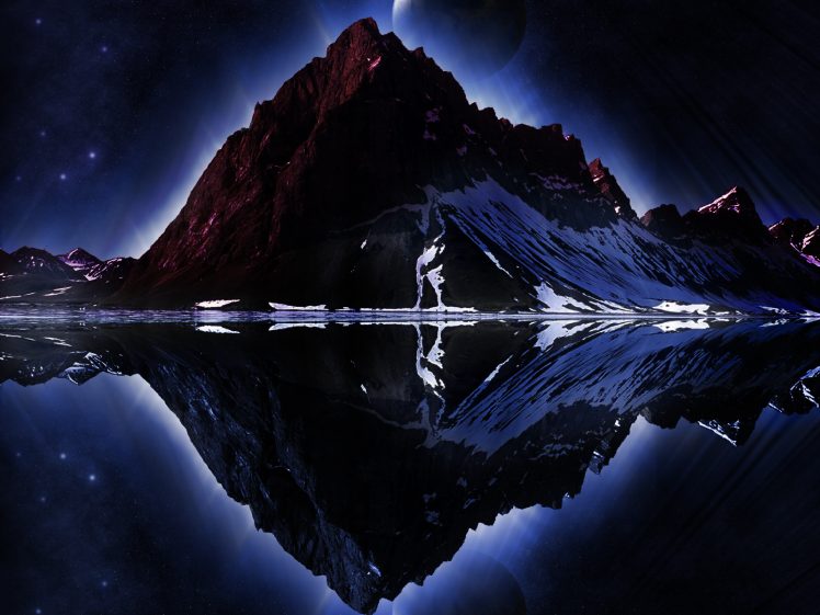landscape, Reflection, Water, Planet HD Wallpaper Desktop Background