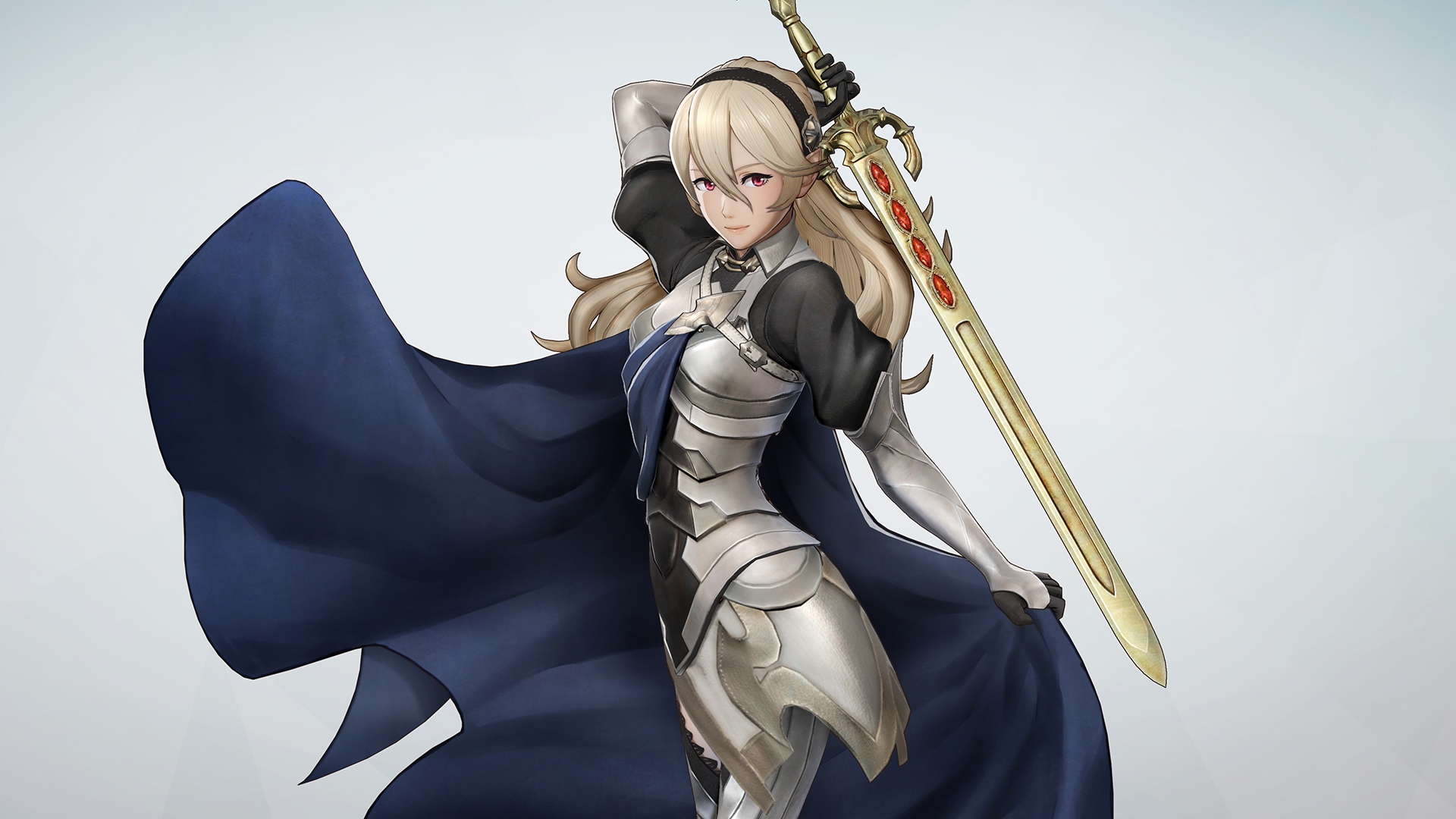 warrior, Blonde, Video games, Fire Emblem, Sword, Cape, Artwork, Digital art Wallpaper