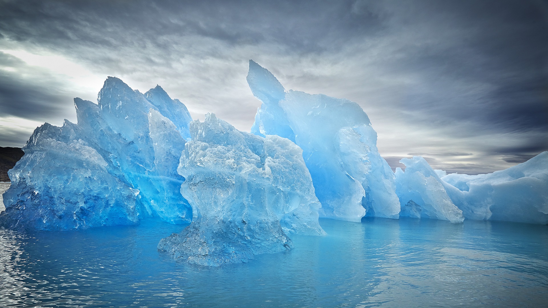 landscape, Sea, Water, Ice, Iceberg Wallpaper
