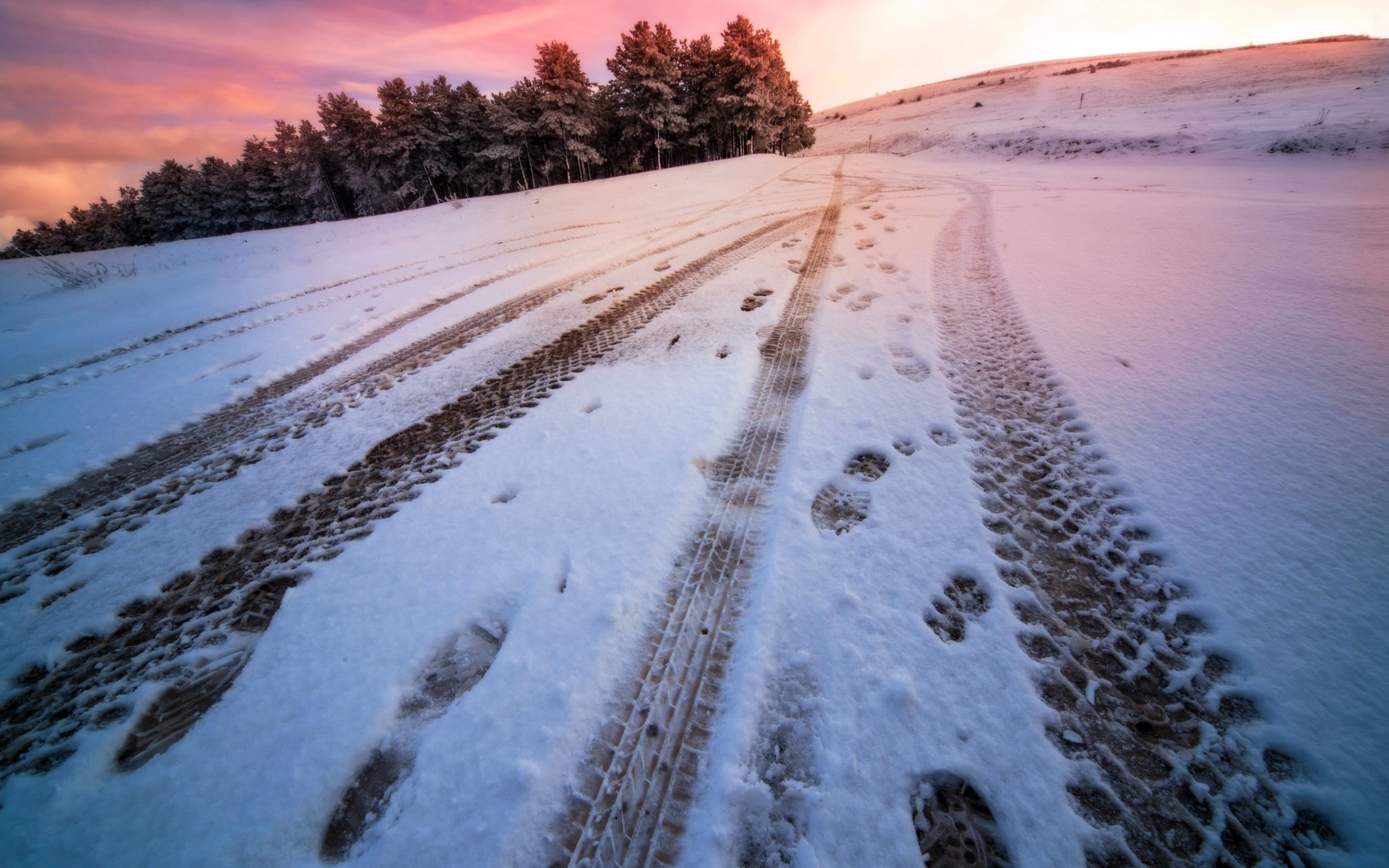 snow, Winter, Landscape Wallpaper