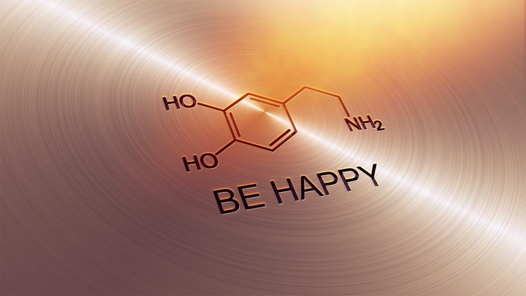 happy, Text, Texture, Chemistry, Dopamine HD Wallpaper Desktop Background