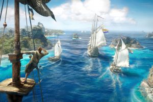 pirates, Video games, Skull & Bones, Sea, Ship, Sailing ship, Island, Landscape