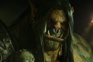 orcs, Long hair, Video games, Warcraft, World of Warcraft, Orc, Grommash hellscream, Nose rings