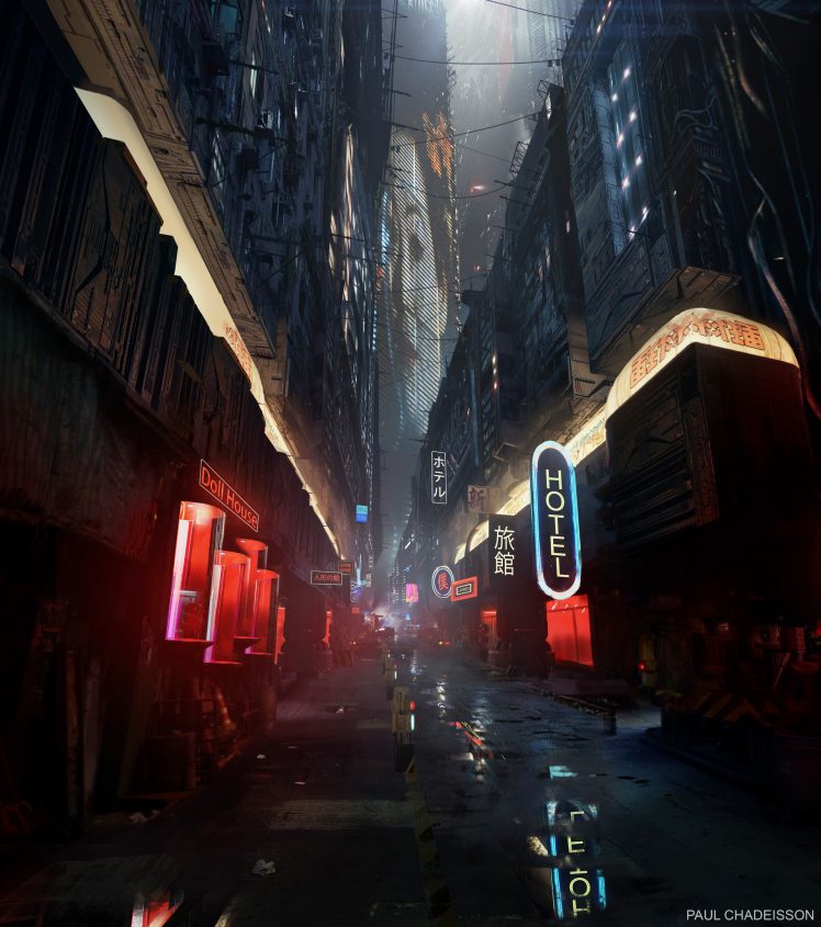 Blade Runner 2049, Cyberpunk, Blade Runner, Neon, Reflection HD Wallpaper Desktop Background
