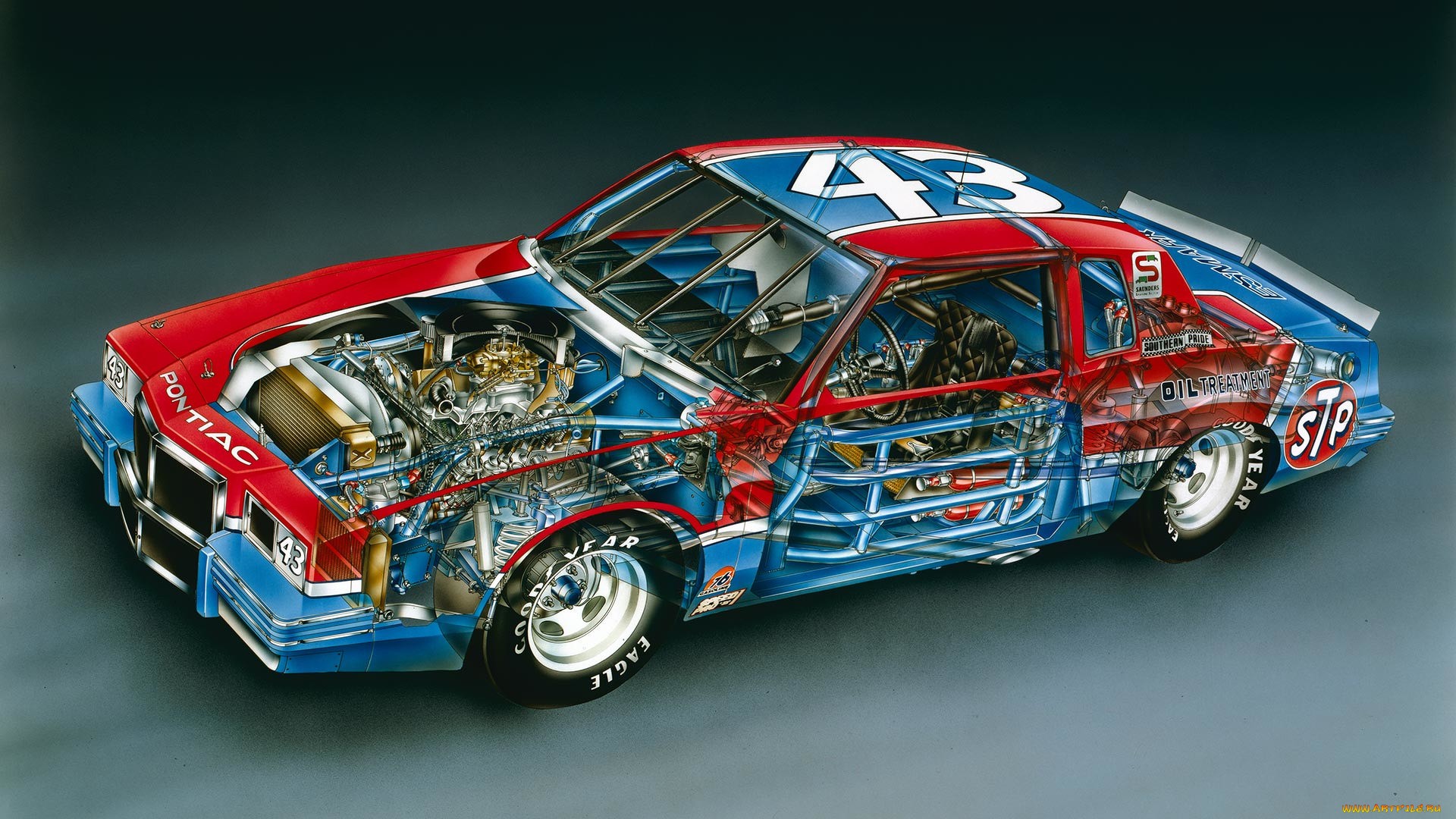 transparency, 1982 (Year), Car, Vehicle, Nascar, Pontiac Wallpaper