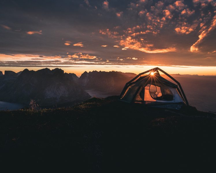 mountains, Landscape, Camping, Sunrise HD Wallpaper Desktop Background