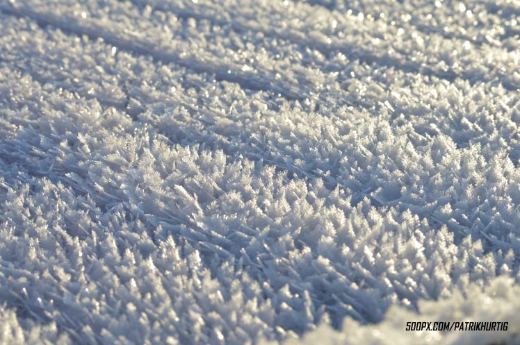 snow, Macro, Ice particles, Ice, 500px, Sunlight HD Wallpaper Desktop Background