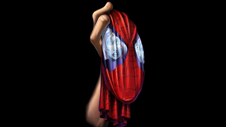 Mary Jane Watson, Gwen Stacy, Spider Man, Marvel Comics, Superhero, Mask, Reflection HD Wallpaper Desktop Background