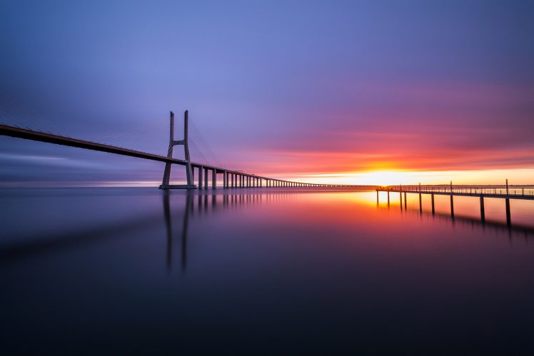Ricardo Mateus, Bridge, Sky, Sunlight HD Wallpaper Desktop Background