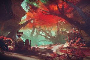 video games, Destiny 2, Landscape, Trees