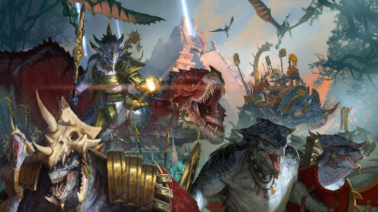 Lizardmen Total War Warhammer Ii Warhammer Wallpapers Hd