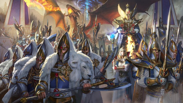 High Elf, Total War: Warhammer II, Warhammer HD Wallpaper Desktop Background
