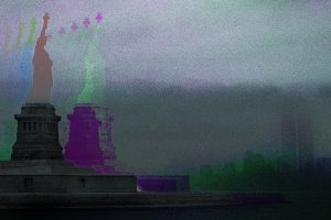 Statue of Liberty, New York City, Chromatic aberration, Love