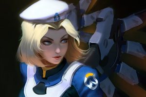 blonde, Video games, Overwatch, Combat Medic Ziegler, Mercy (Overwatch)