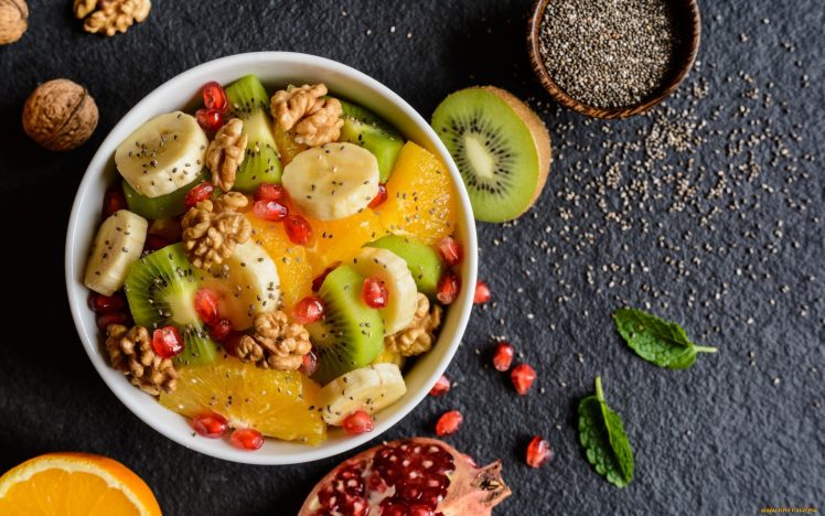 food, Fruit, Kiwi (fruit), Salad HD Wallpaper Desktop Background