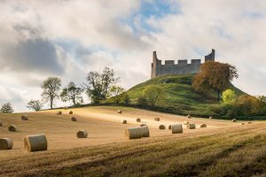 Scotland, Castle, Field, Landscape