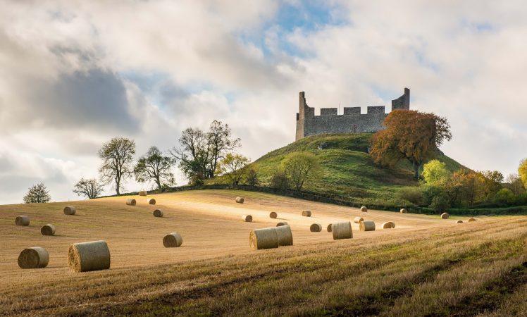 Scotland, Castle, Field, Landscape HD Wallpaper Desktop Background