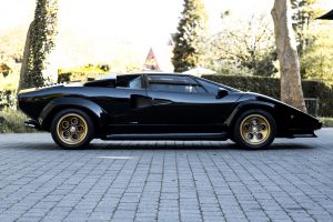 Lamborghini, Lamborghini Countach, Black cars