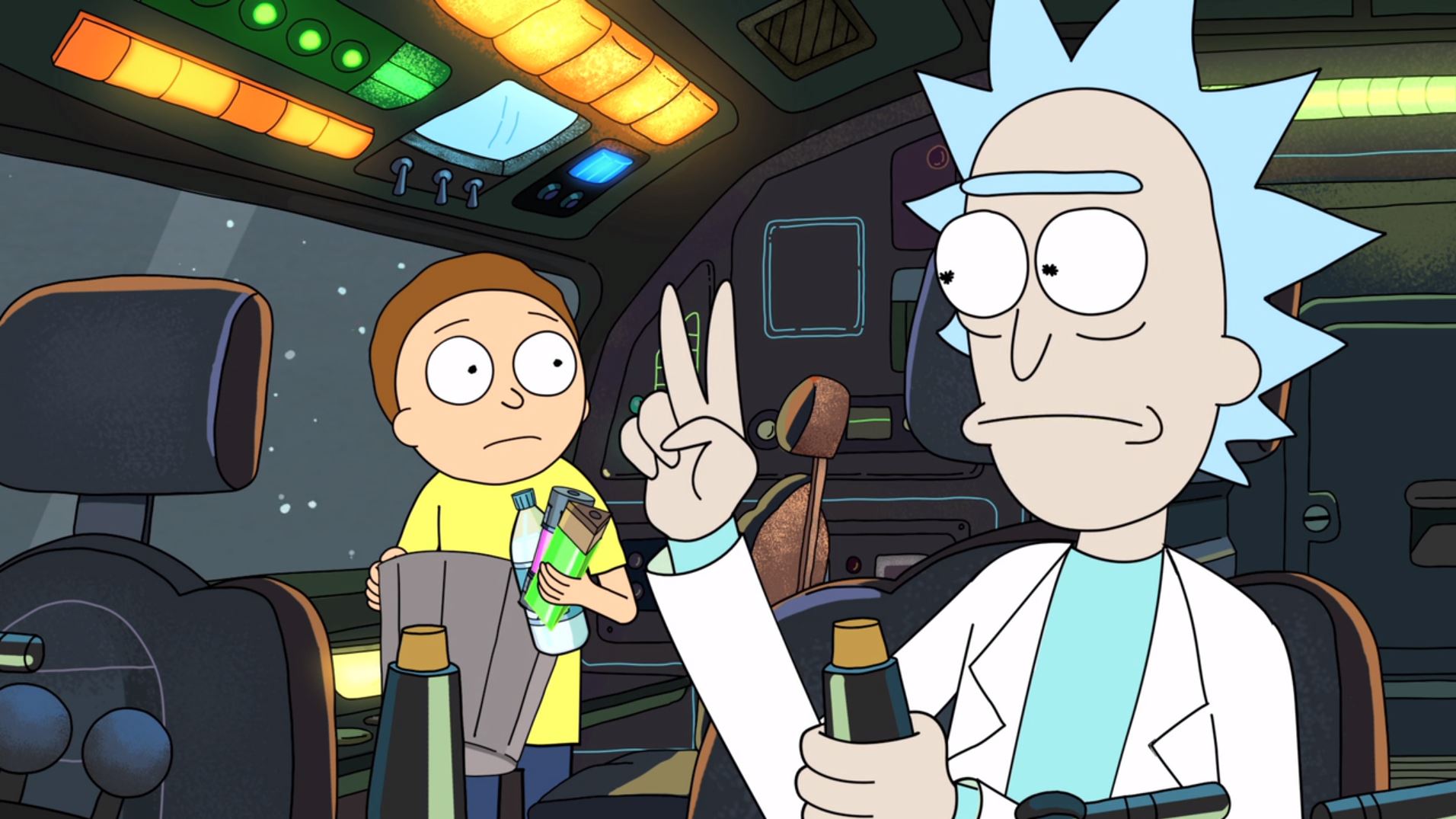 Rick Sanchez, Morty Smith, Rick and Morty, TV Wallpaper