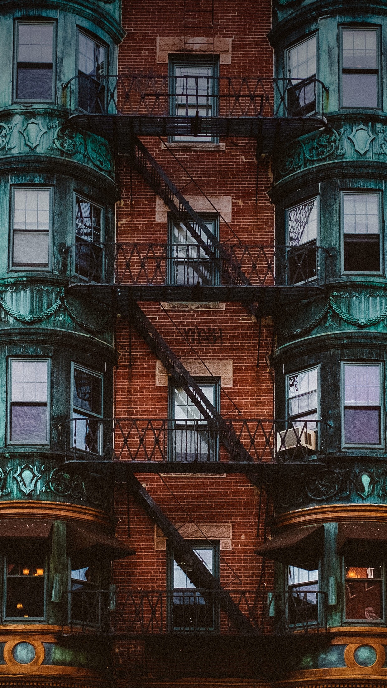 landscape, Building, Staircase, Symmetry Wallpaper