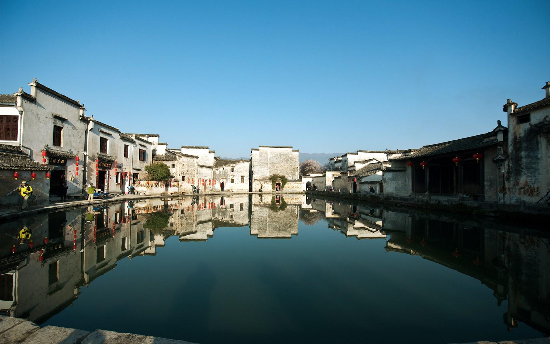 Chinese architecture, Lake Wallpaper