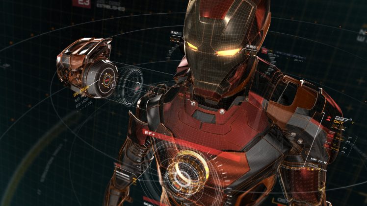 Iron Man, Artwork, Comic books, Superhero HD Wallpaper Desktop Background