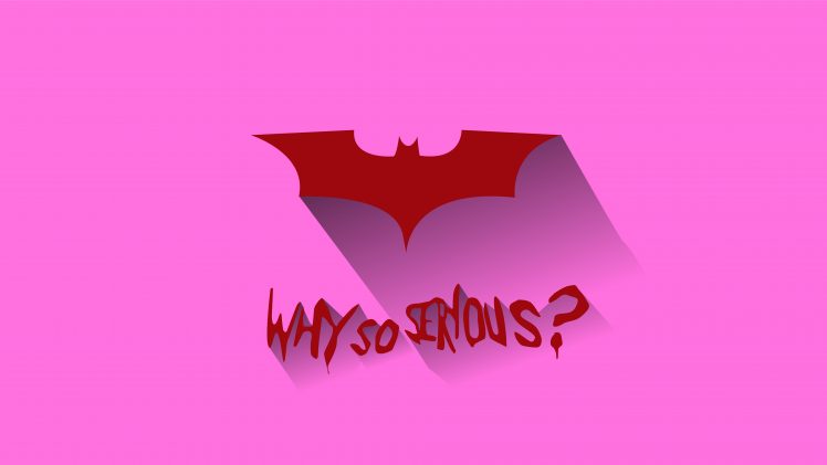 Joker, Batman logo, Batman Begins, Batman, Vector, Simple HD Wallpaper Desktop Background