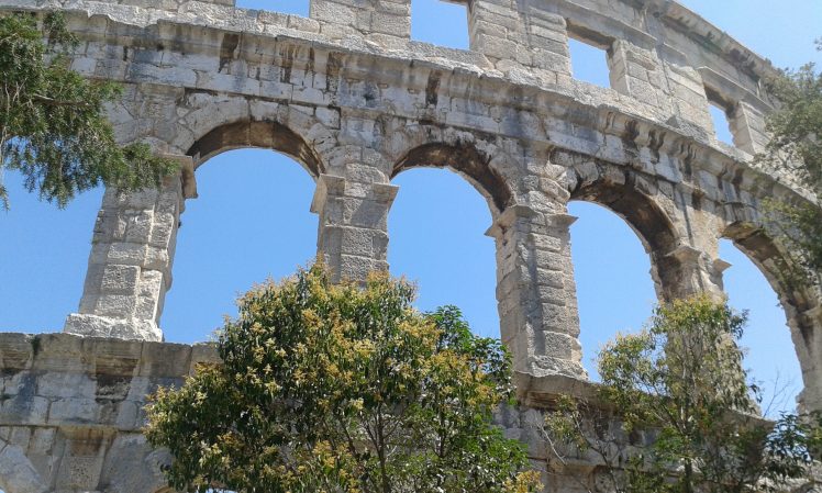 Roman, Pula, Amphitheater HD Wallpaper Desktop Background