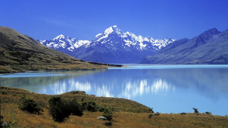 mountains, Lake, Sky HD Wallpaper Desktop Background