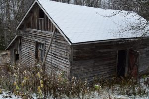 winter, Cabin, Snow, Abandoned
