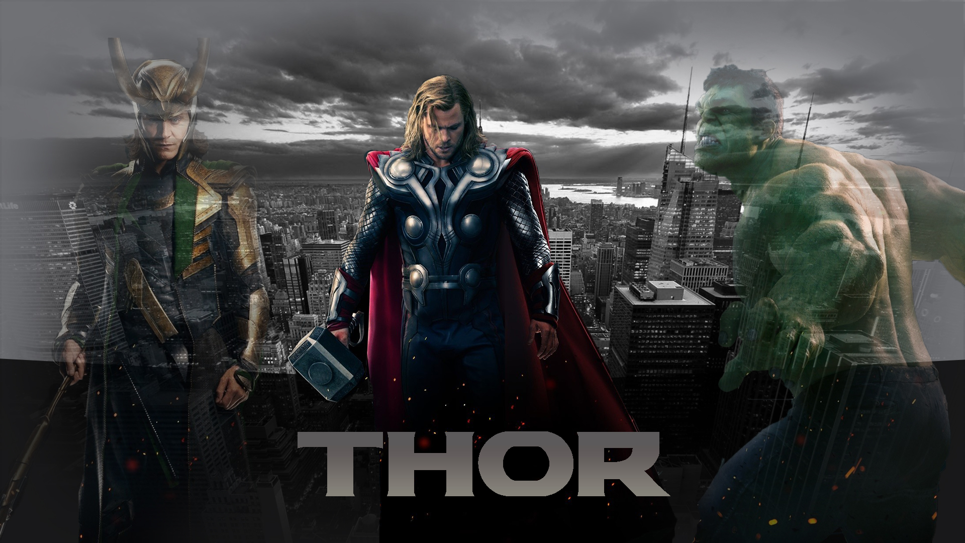 Loki, Marvel Cinematic Universe, Thor, Hulk Wallpaper