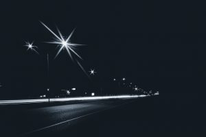 night, Road
