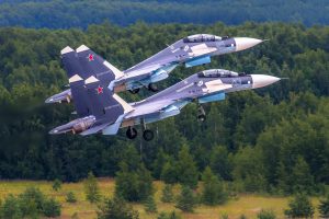purple, Trees, Aircraft, Military, Military aircraft, Vehicle, Sukhoi Su 30