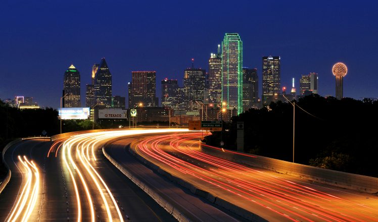 Dallas, Texas, Lights, City, Skycrapers HD Wallpaper Desktop Background