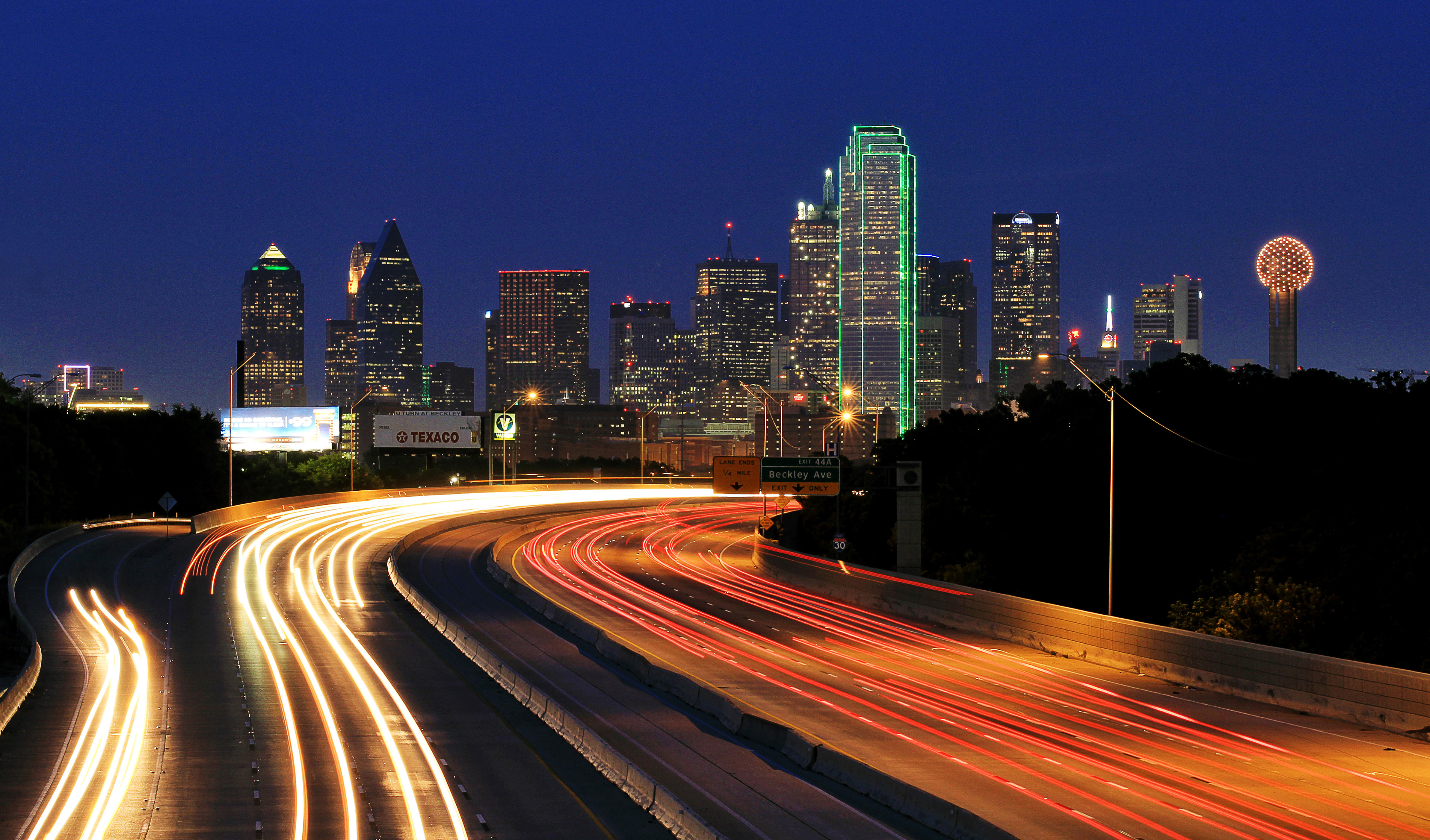 Dallas, Texas, Lights, City, Skycrapers Wallpaper